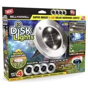 4-Pack Disk Lights, As Seen On TV