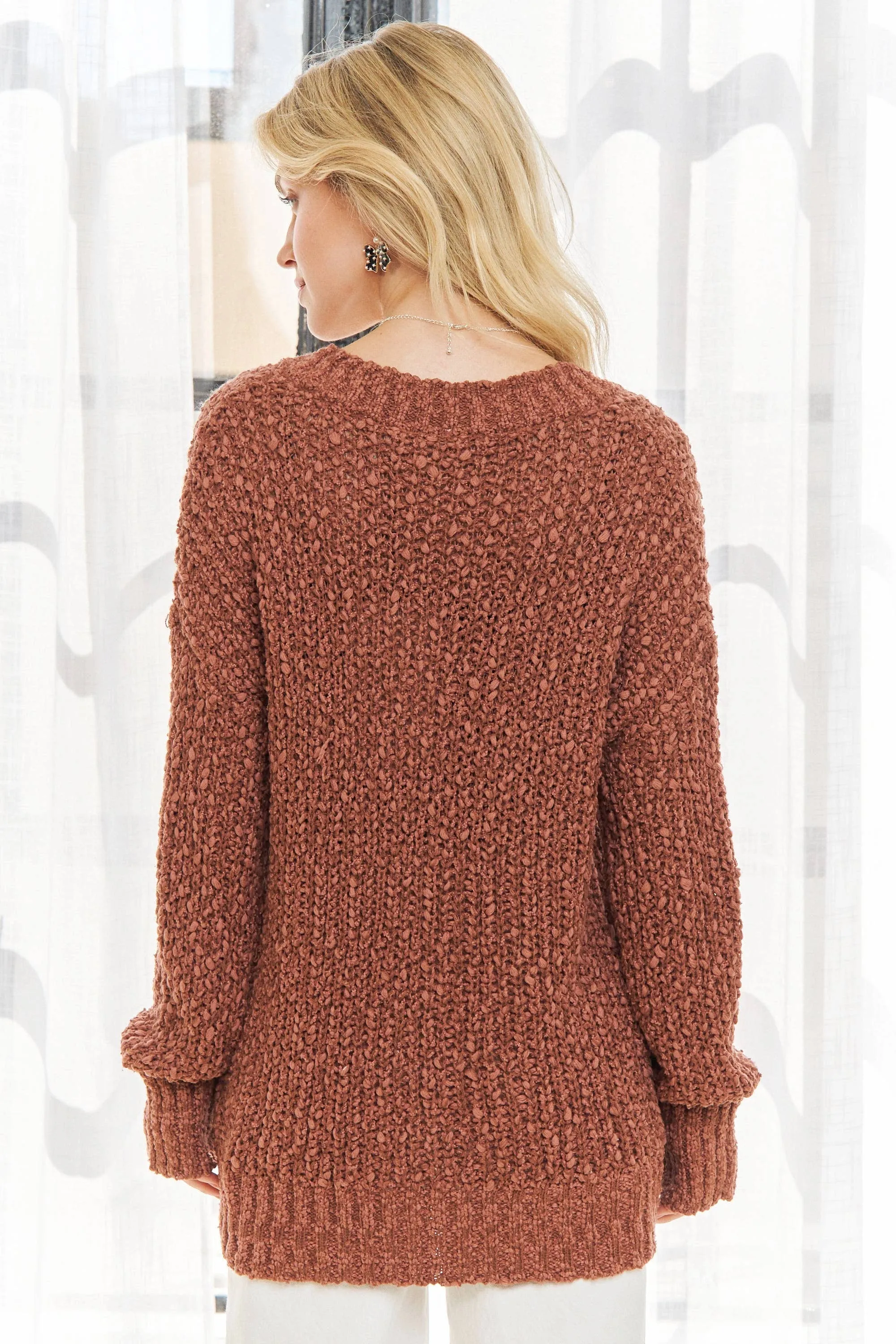 Adora Reg/Plus Chunky Knit Sweater