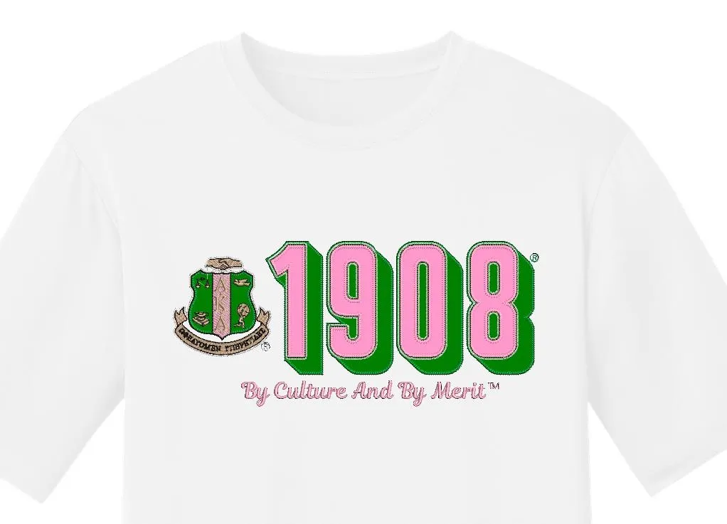 AKA Crest 1908 Applique Tee