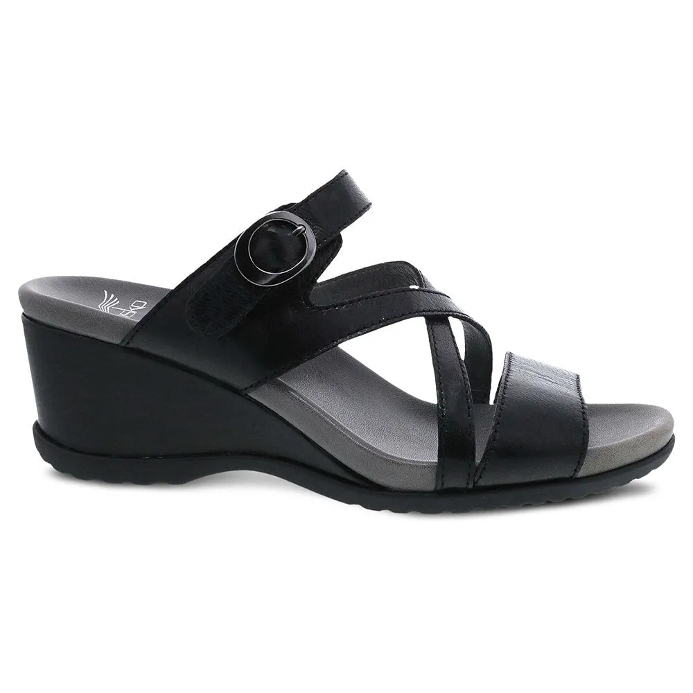 Ana Open Back Wedge Sandal