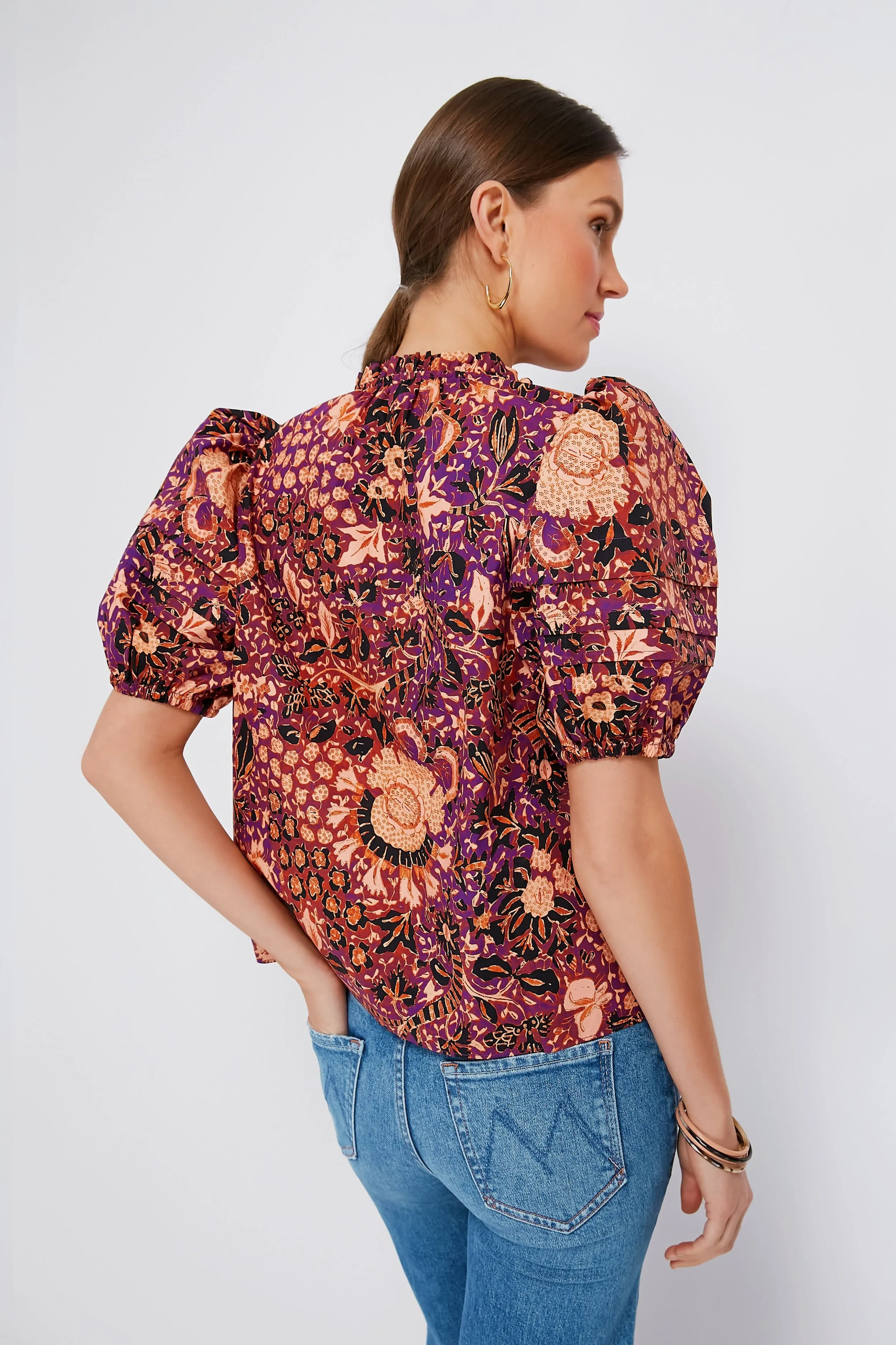 Black Currant Imari Top