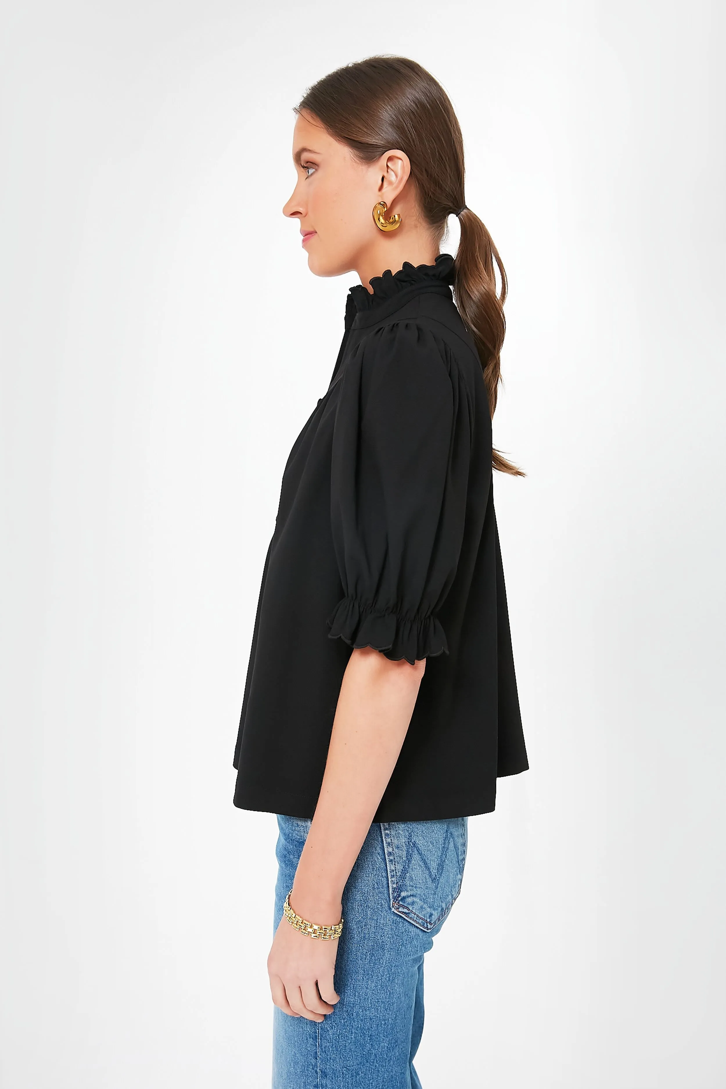 Black Selena Blouse