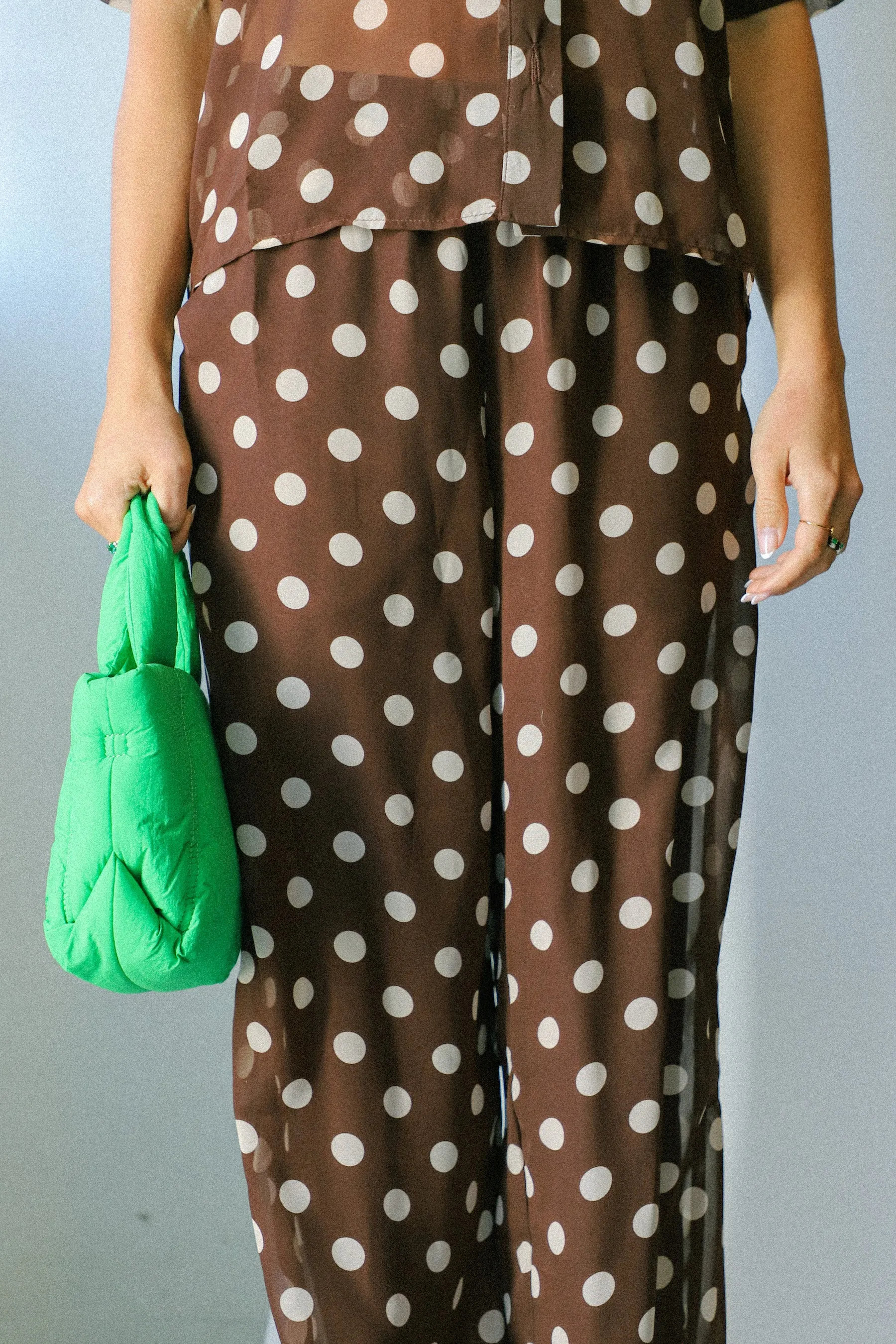 Brown Dots Joanna Pant