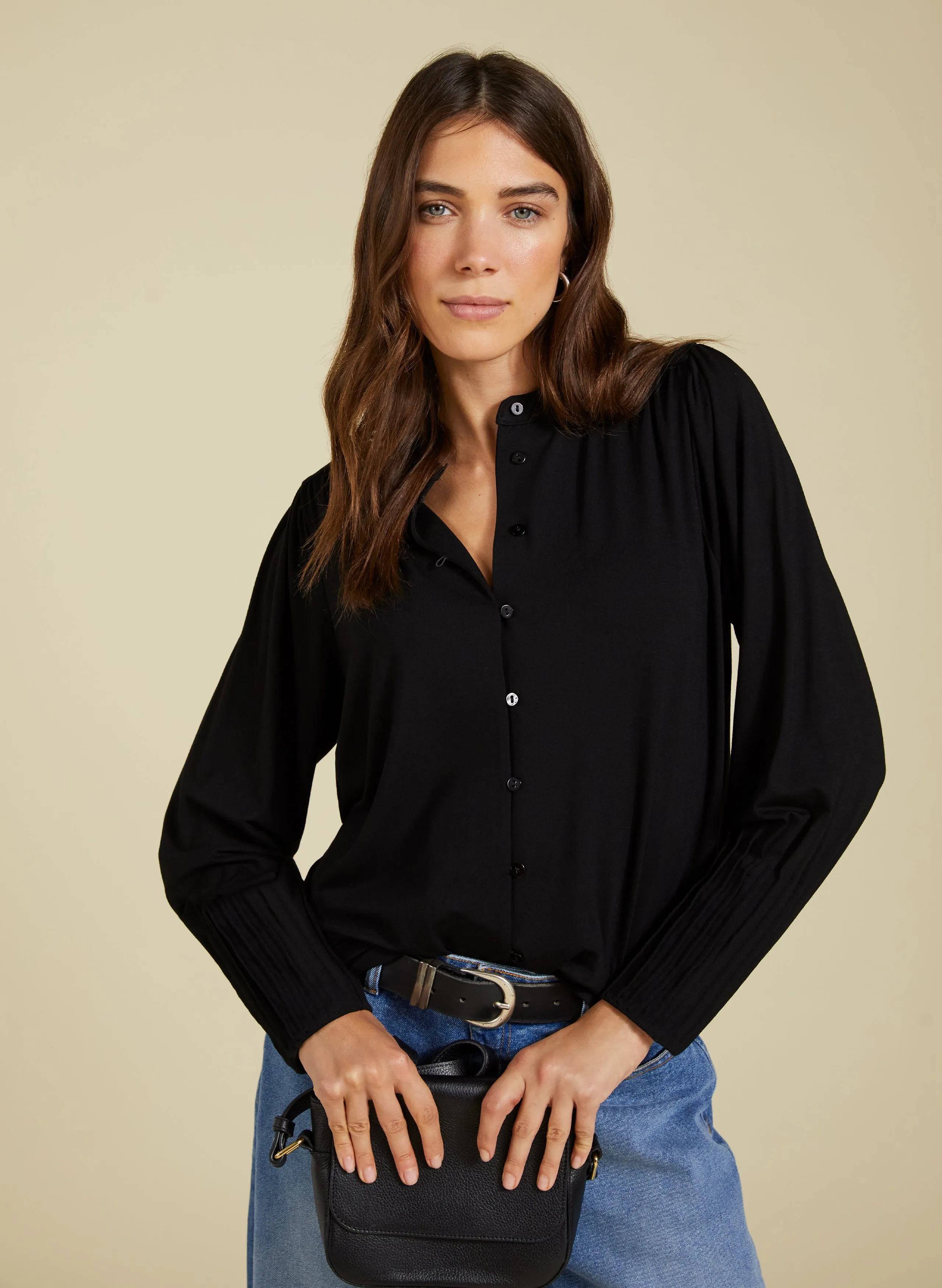 Caroline Button Detail Blouse