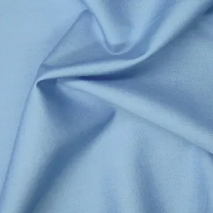 Cotton Poplin - Light Denim Blue