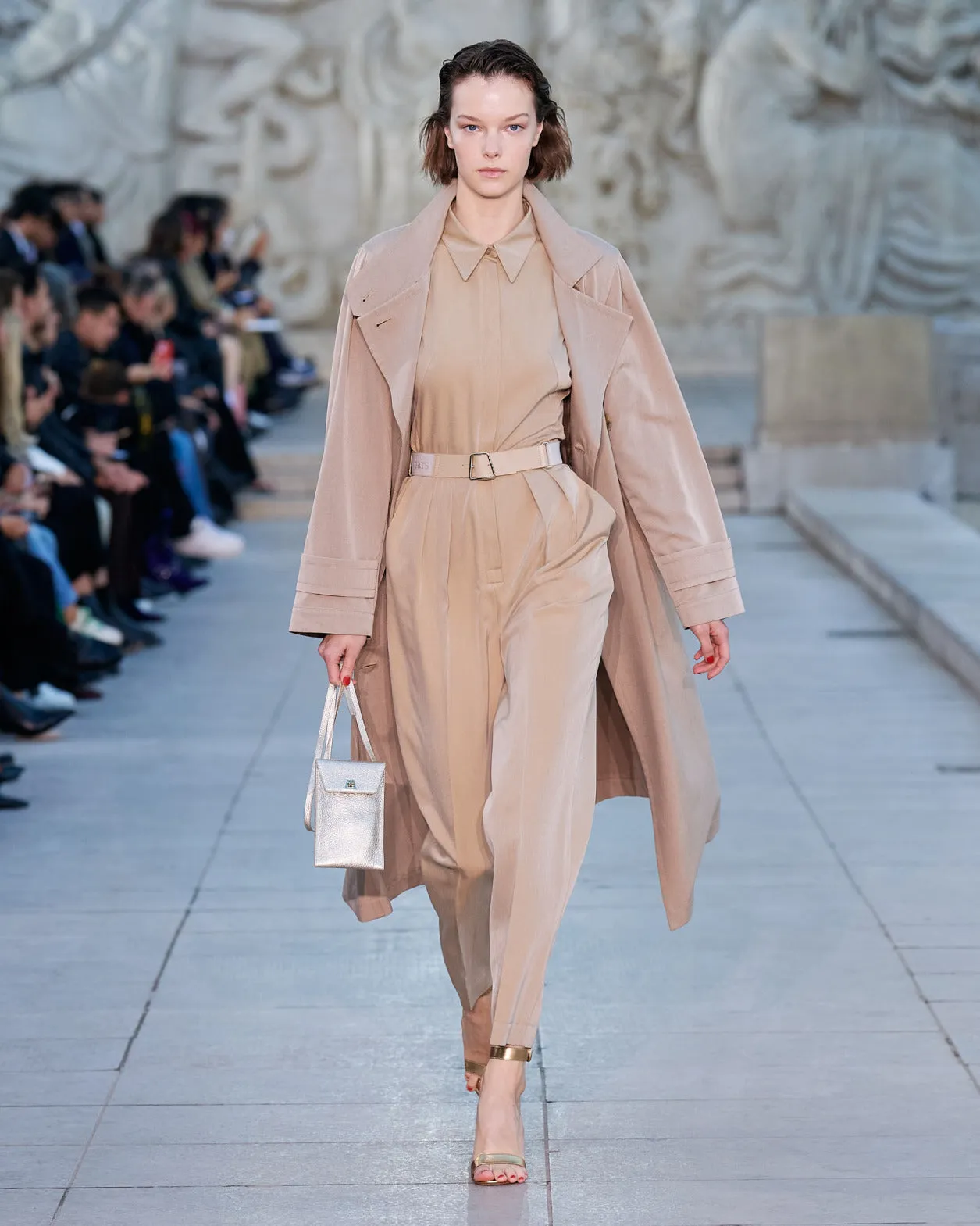 Cotton Silk Gabardine Trenchcoat