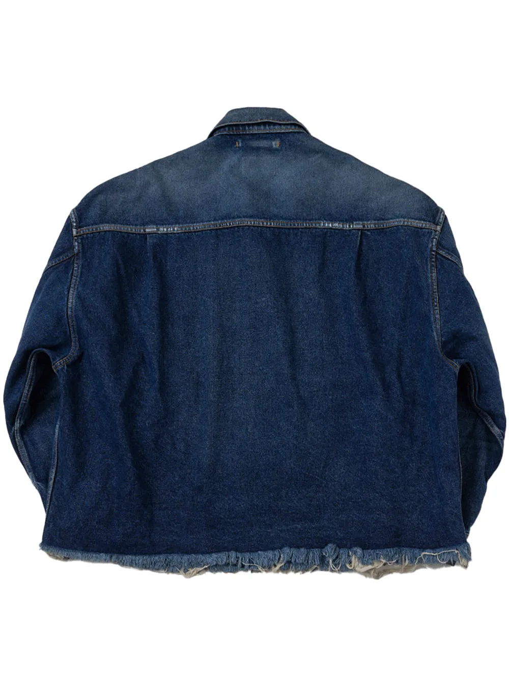 Cut Off Oversized Denim Jacket