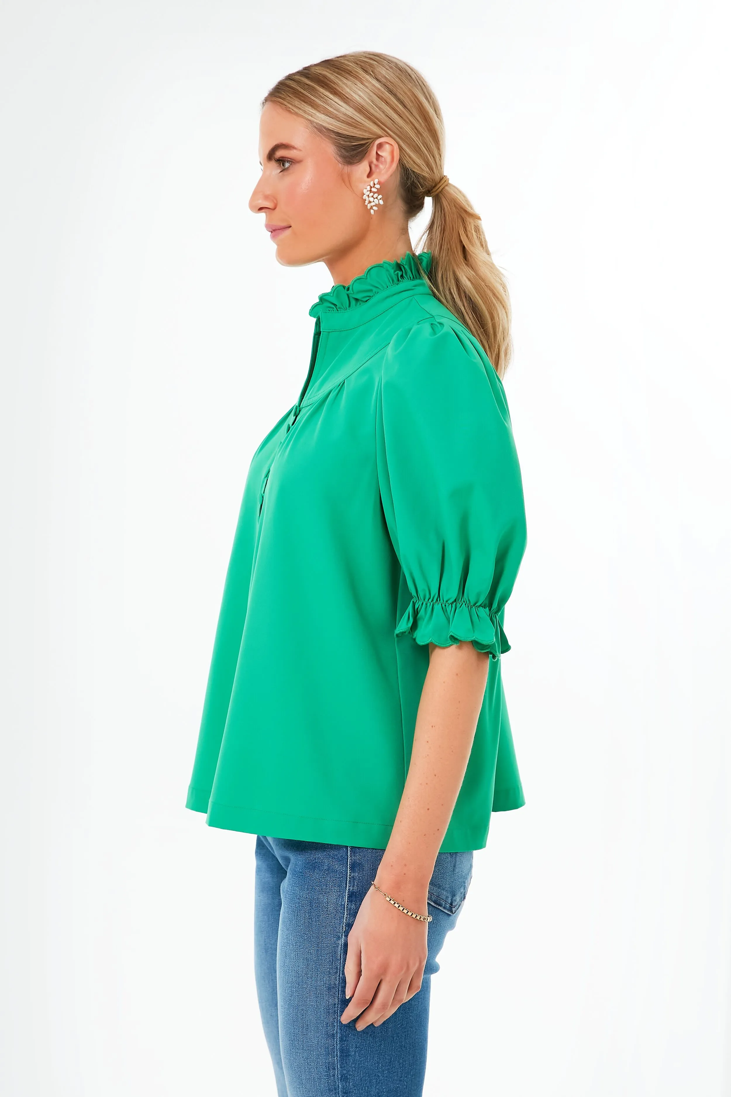 Dunmore Green Selena Blouse