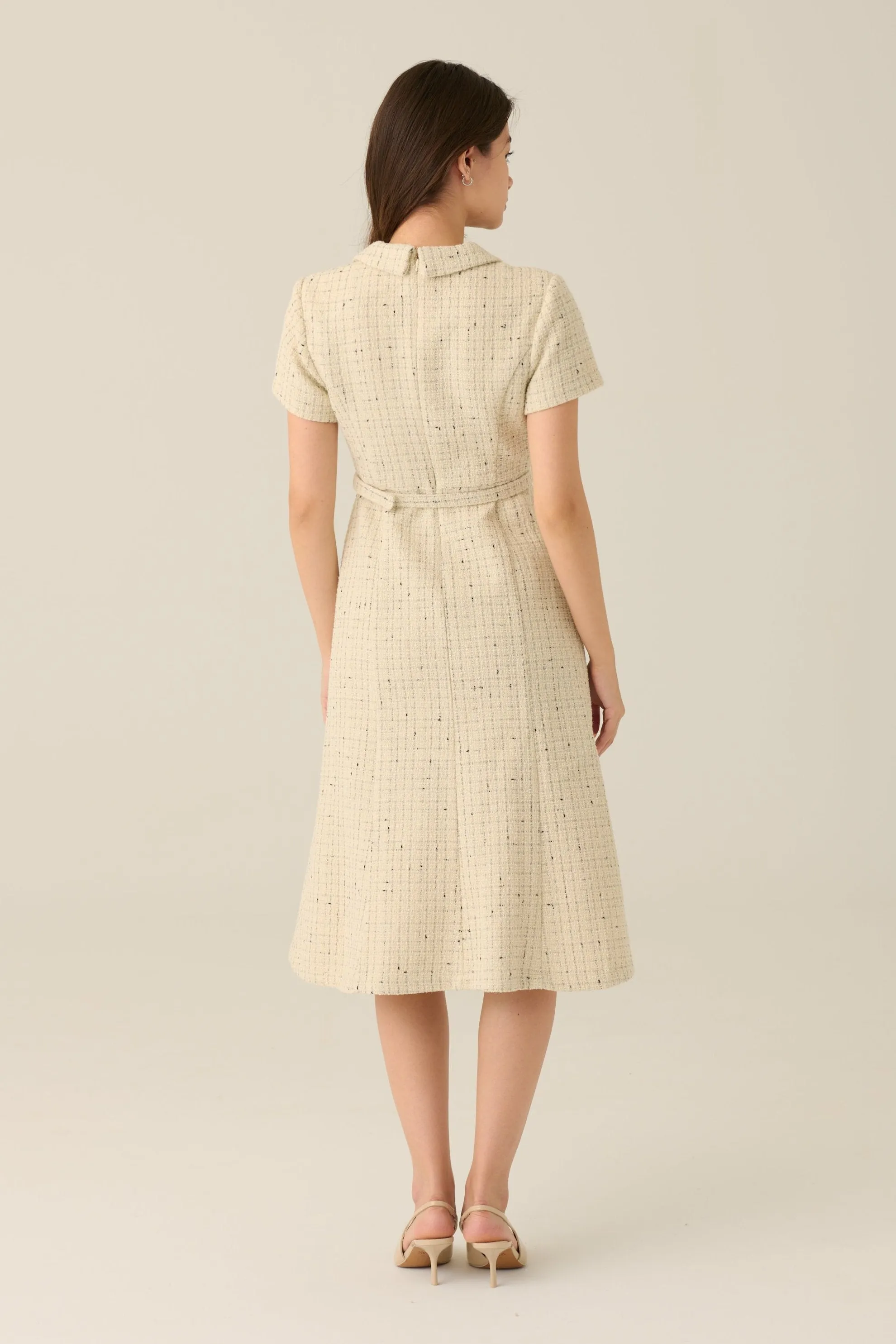 Elegant as always tweed midi dress