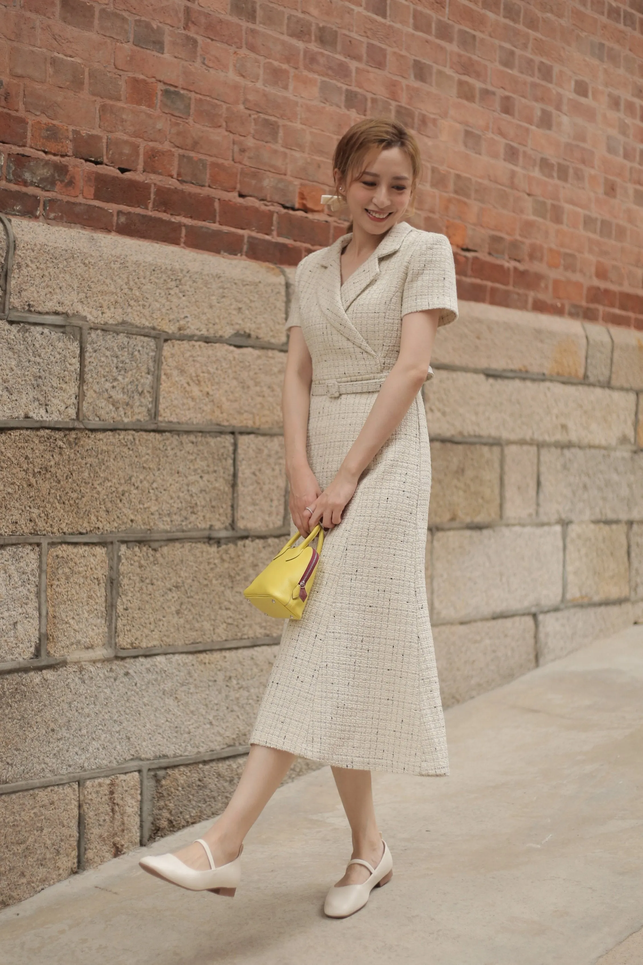 Elegant as always tweed midi dress