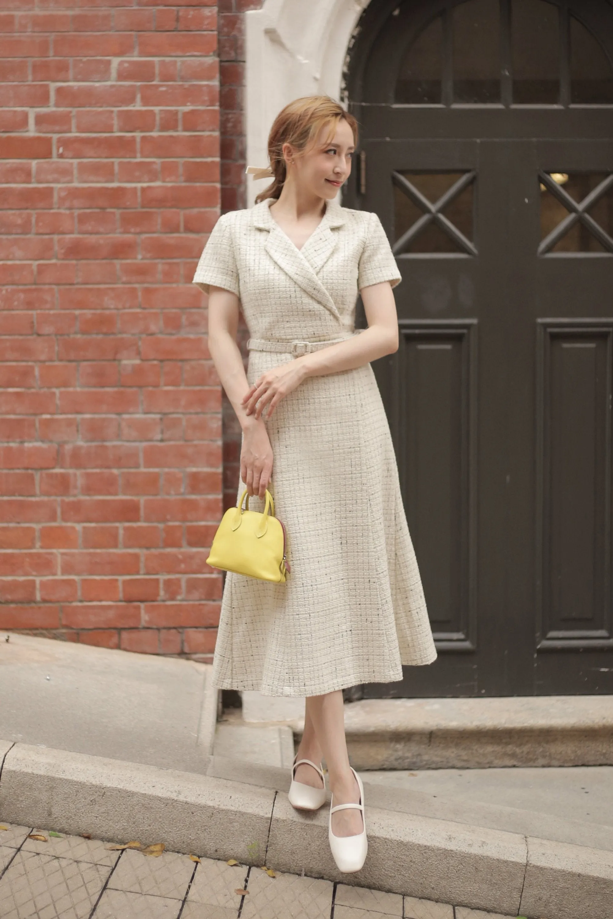 Elegant as always tweed midi dress