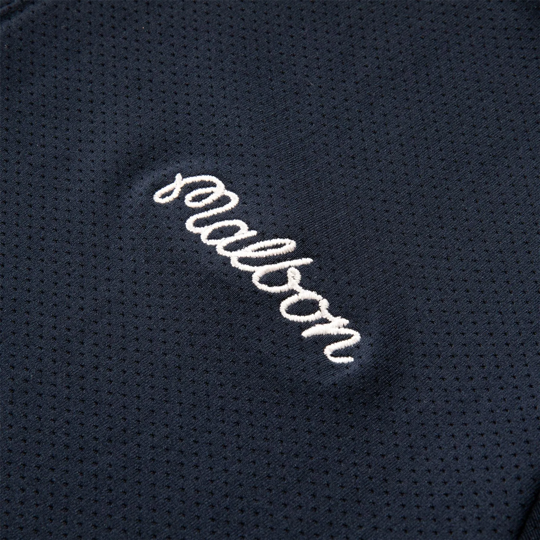 Evergreen Raglan Mesh Sleeve Polo Navy - W24