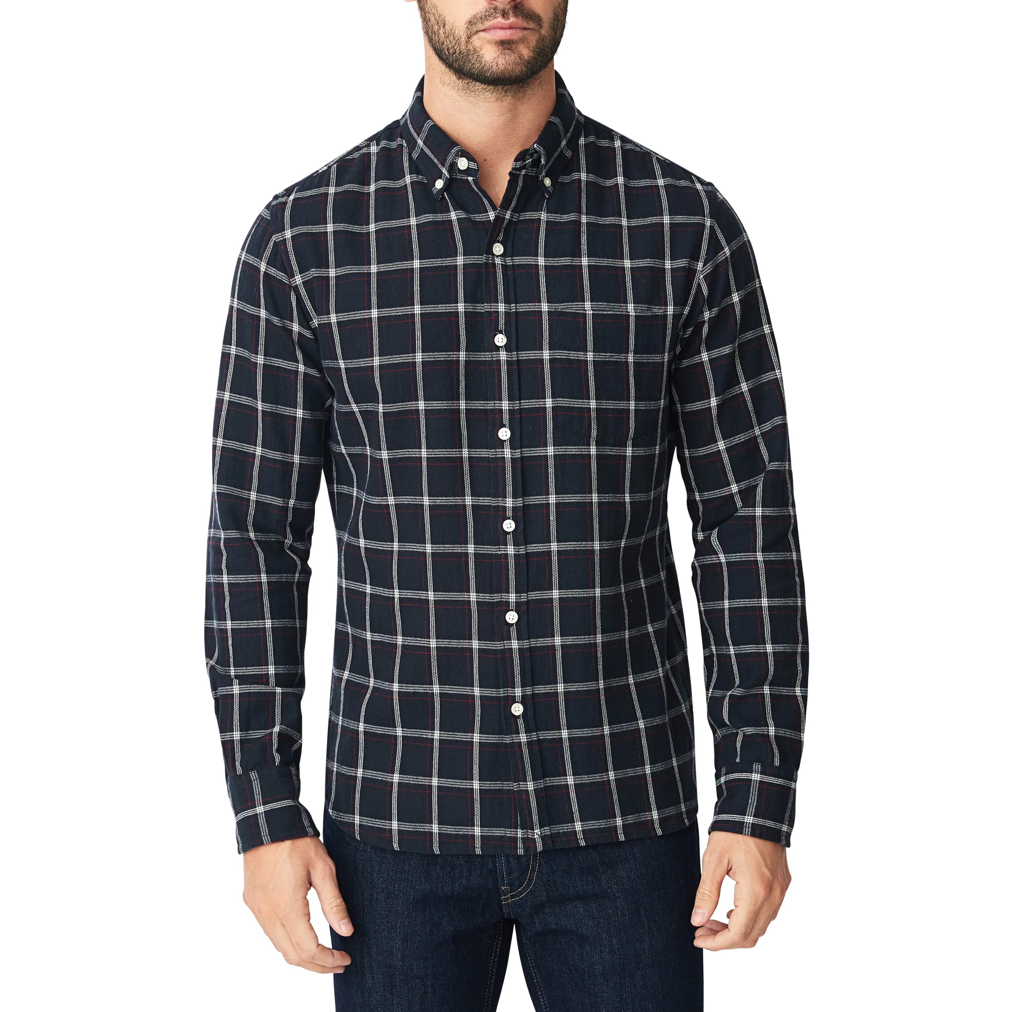 Japanese Shaggy Flannel Shirt - Piner Check