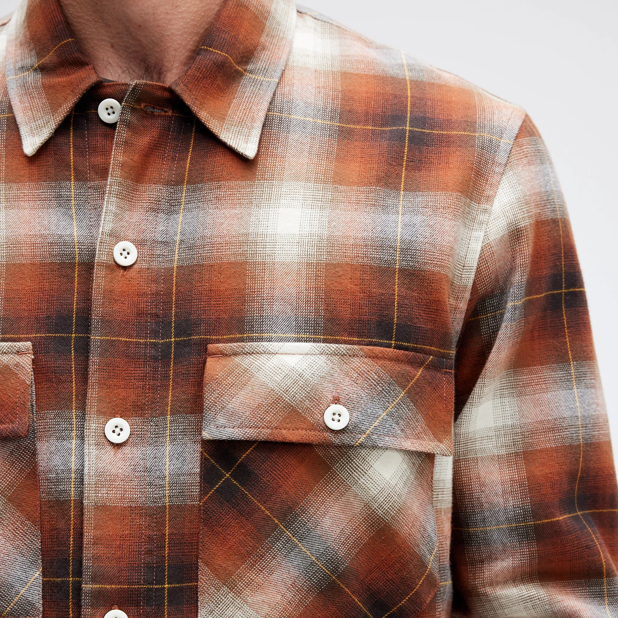 LOWELL LONG SLEEVE T-SHIRT BUTTON UP