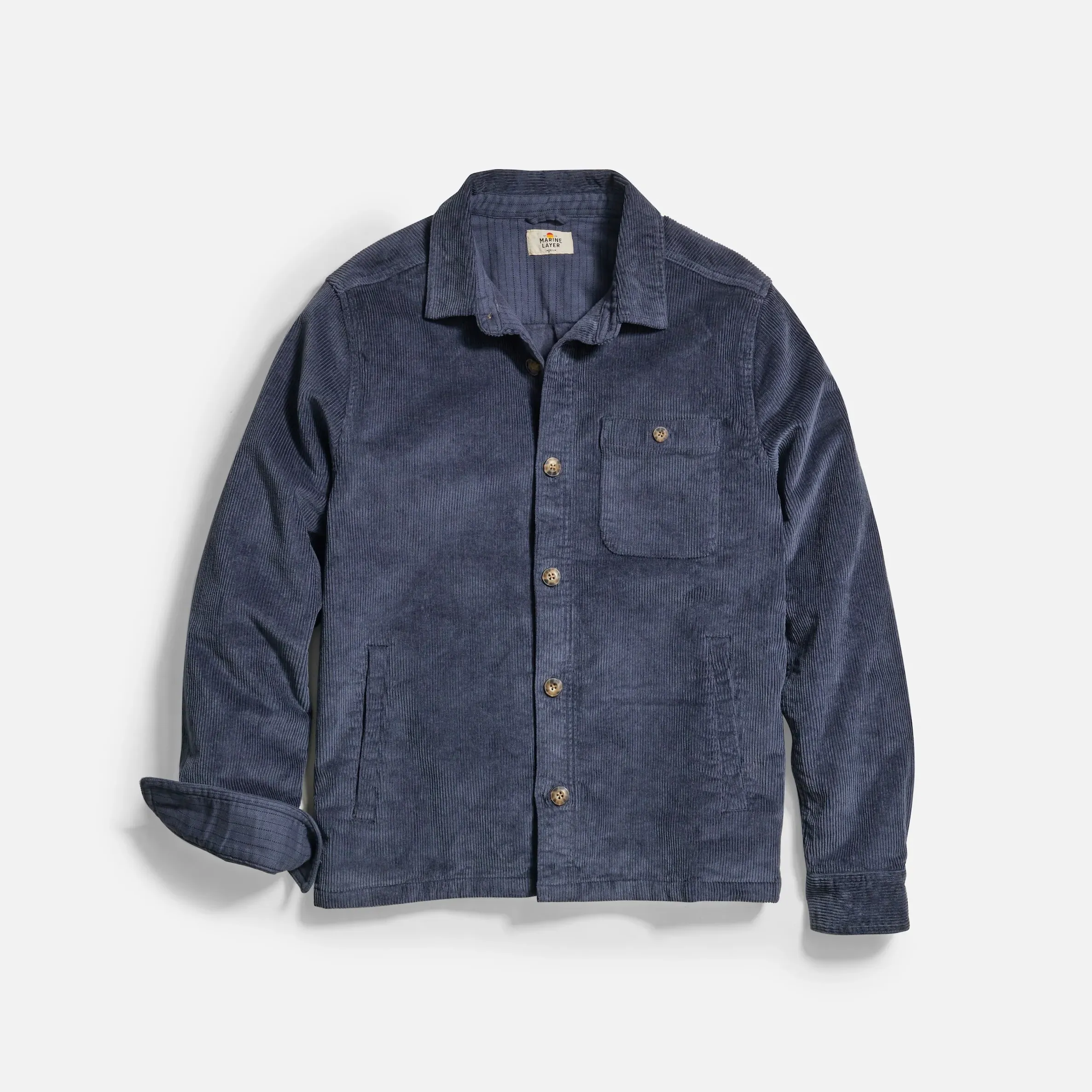 Marine Layer Max Broken In Corduroy Overshirt