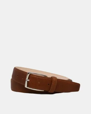 Matching Belt - Cognac Grain