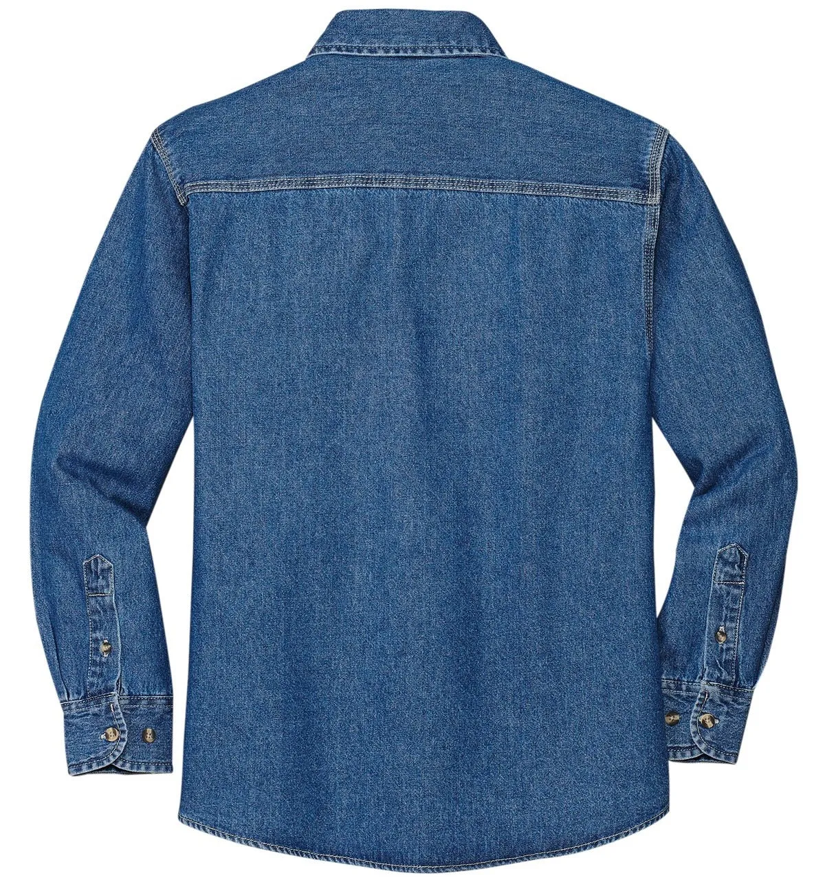 Men's Long Sleeve Heavyweight Denim Shirt