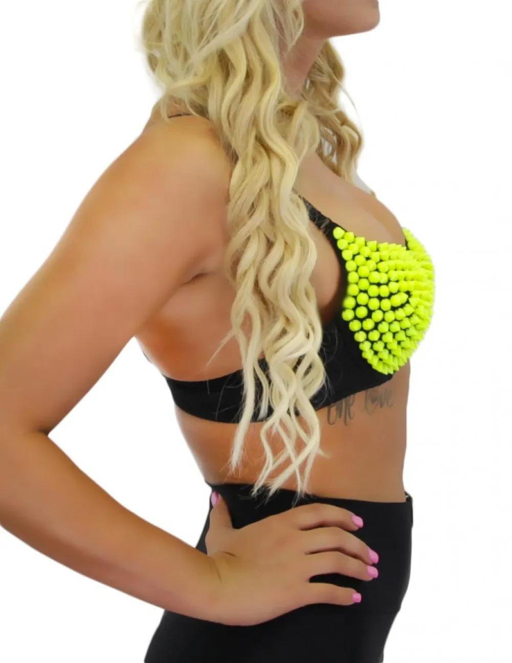 Neon Spike Bra