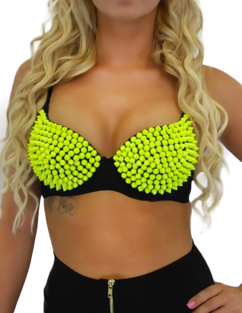 Neon Spike Bra