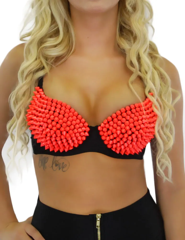 Neon Spike Bra