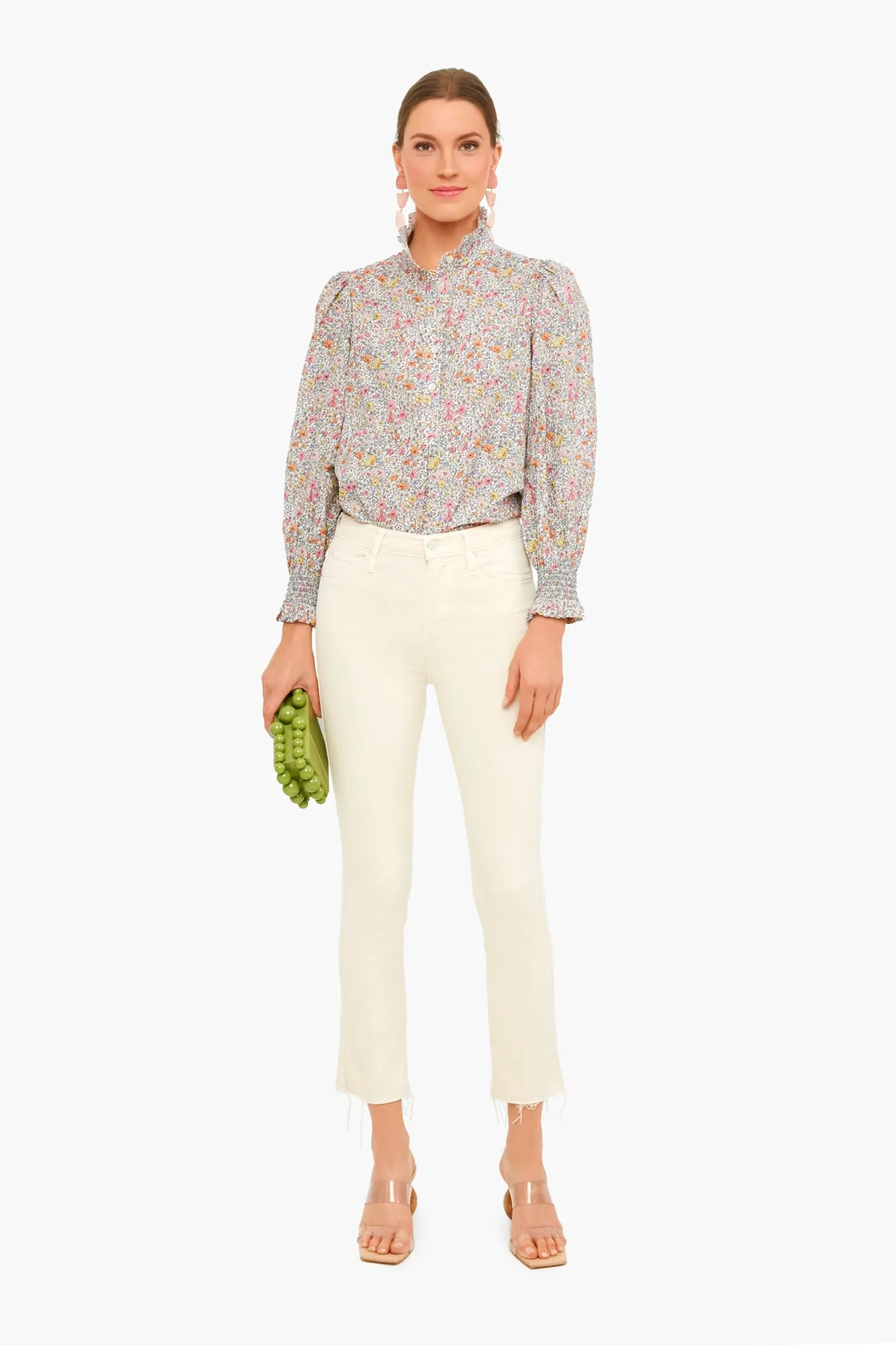 Petite Poppy Teagan Popover Shirt