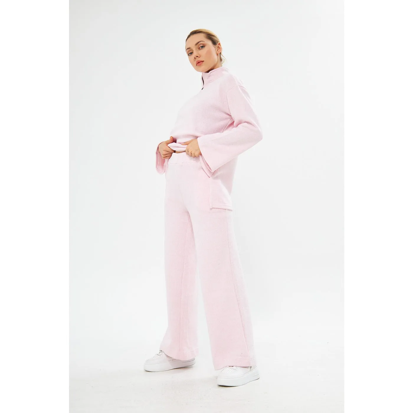 Pink Wide Leg Trouser