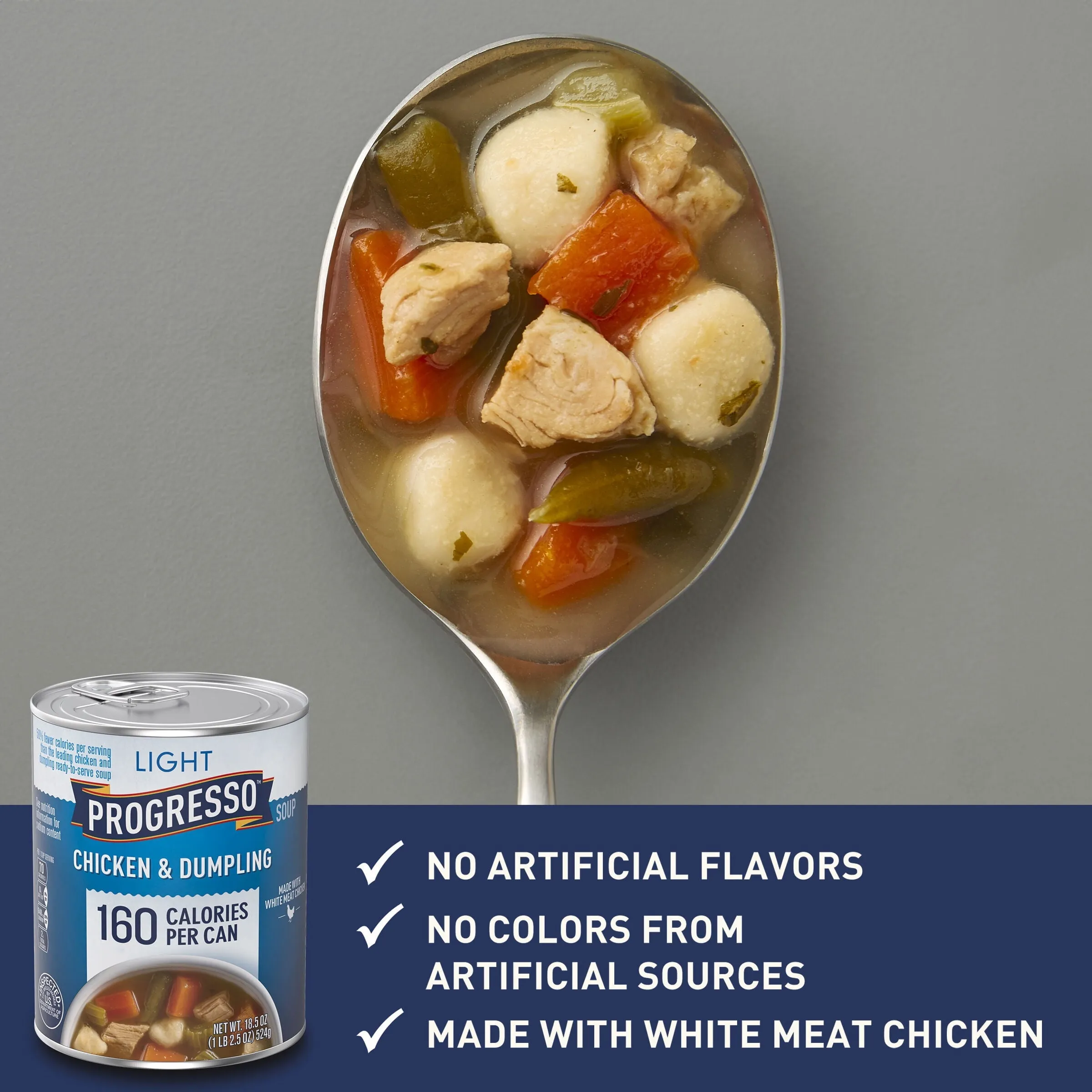 Progresso Light, Chicken & Dumpling Soup, 18.5 oz.