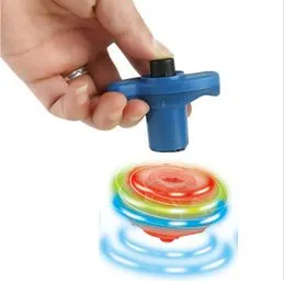 PROLOSO LED Spinning Tops Light Up Spinner Flashing UFO with Gyroscope 12 Pcs