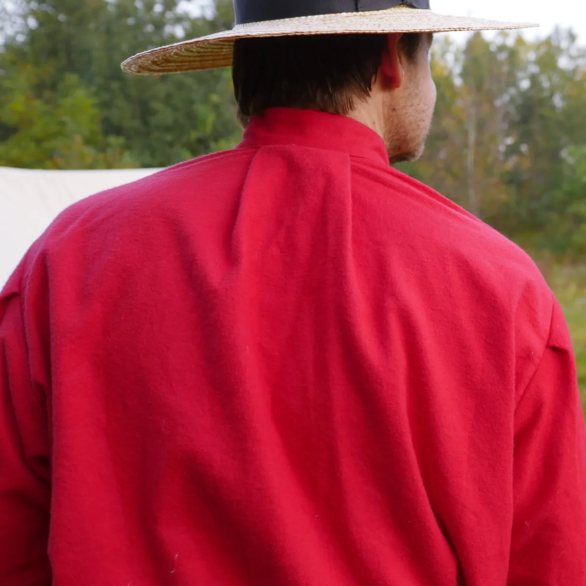 Red Flannel 19th Century Trade Shirt