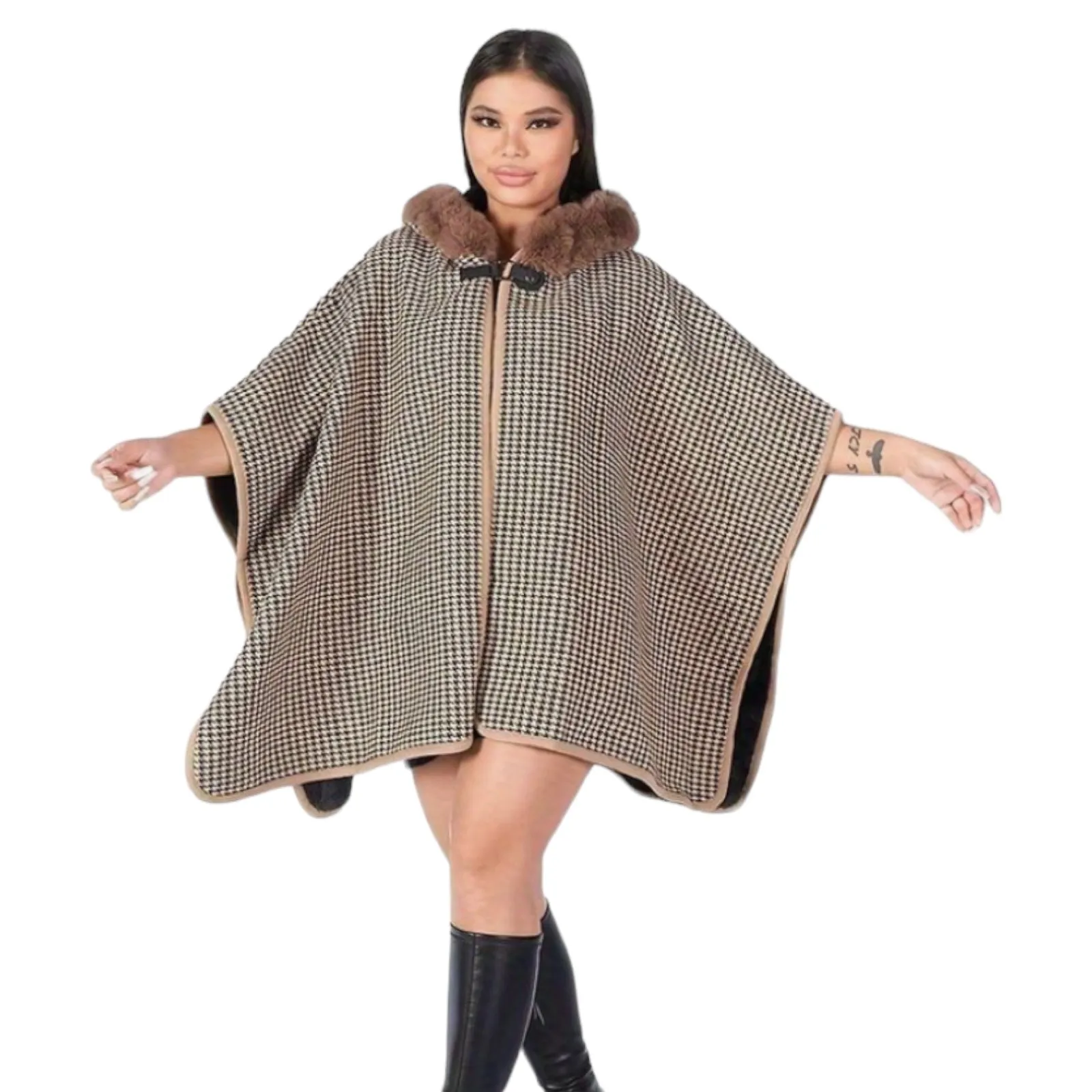 RITZY Warm & Stylish Cape Poncho