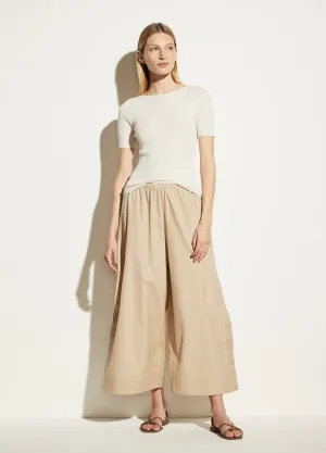 Side Slit Culotte in Clay