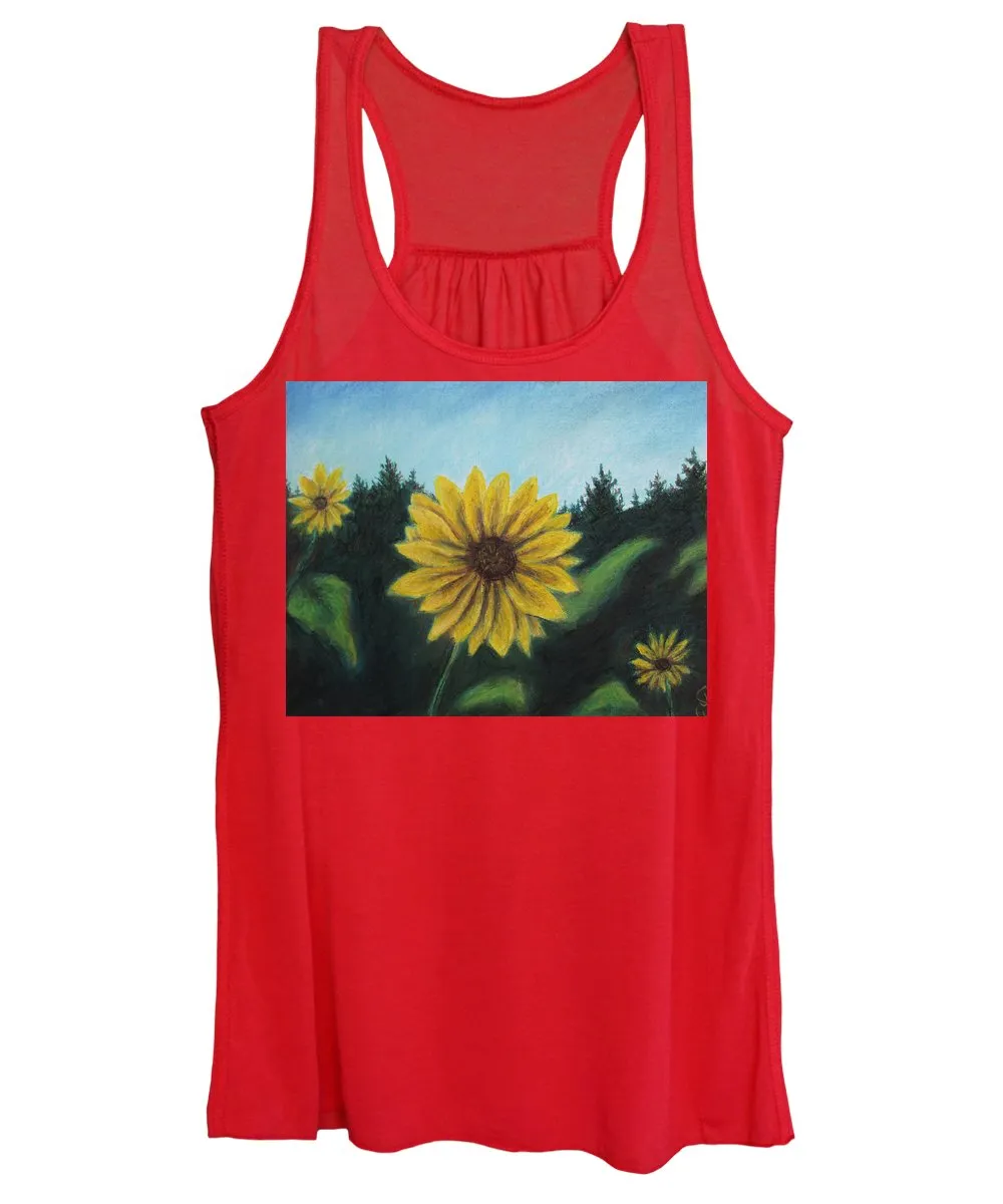 Sunny Sun Sun Flower - Women's Tank Top