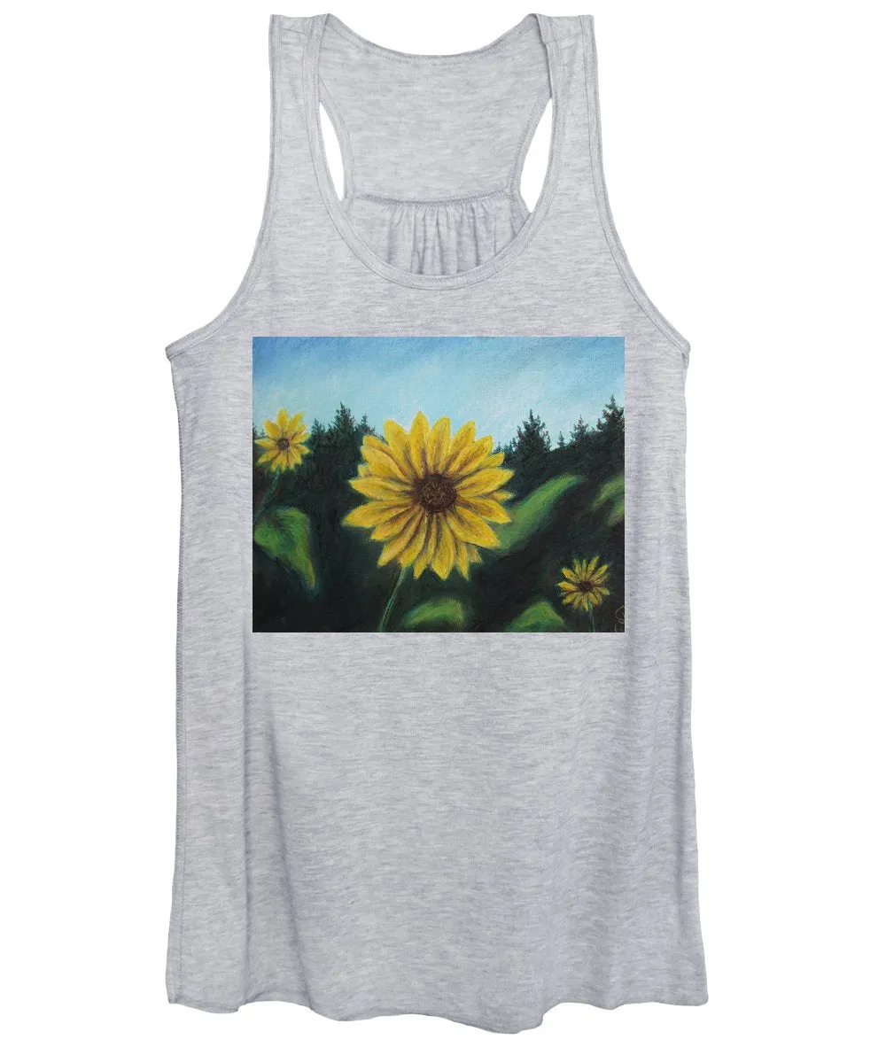 Sunny Sun Sun Flower - Women's Tank Top