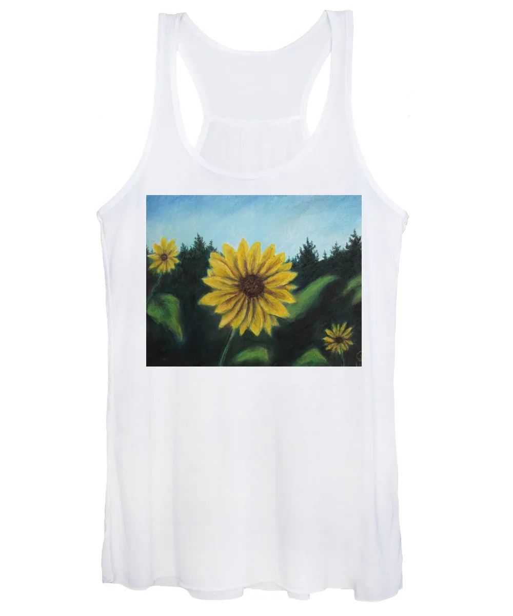 Sunny Sun Sun Flower - Women's Tank Top