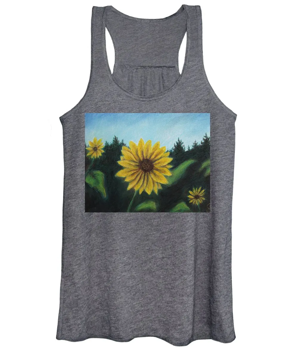 Sunny Sun Sun Flower - Women's Tank Top