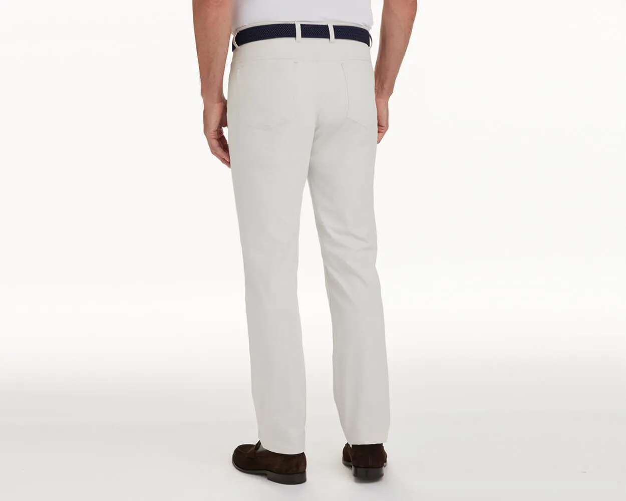 The Parker Pant: Stone 34" Length