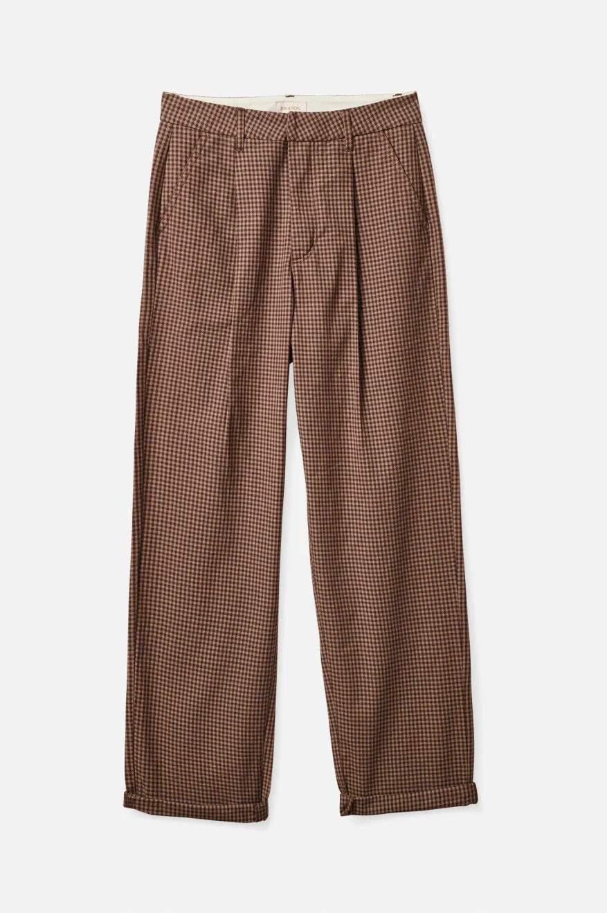 Victory Trouser Pant - Pine Bark Gingham