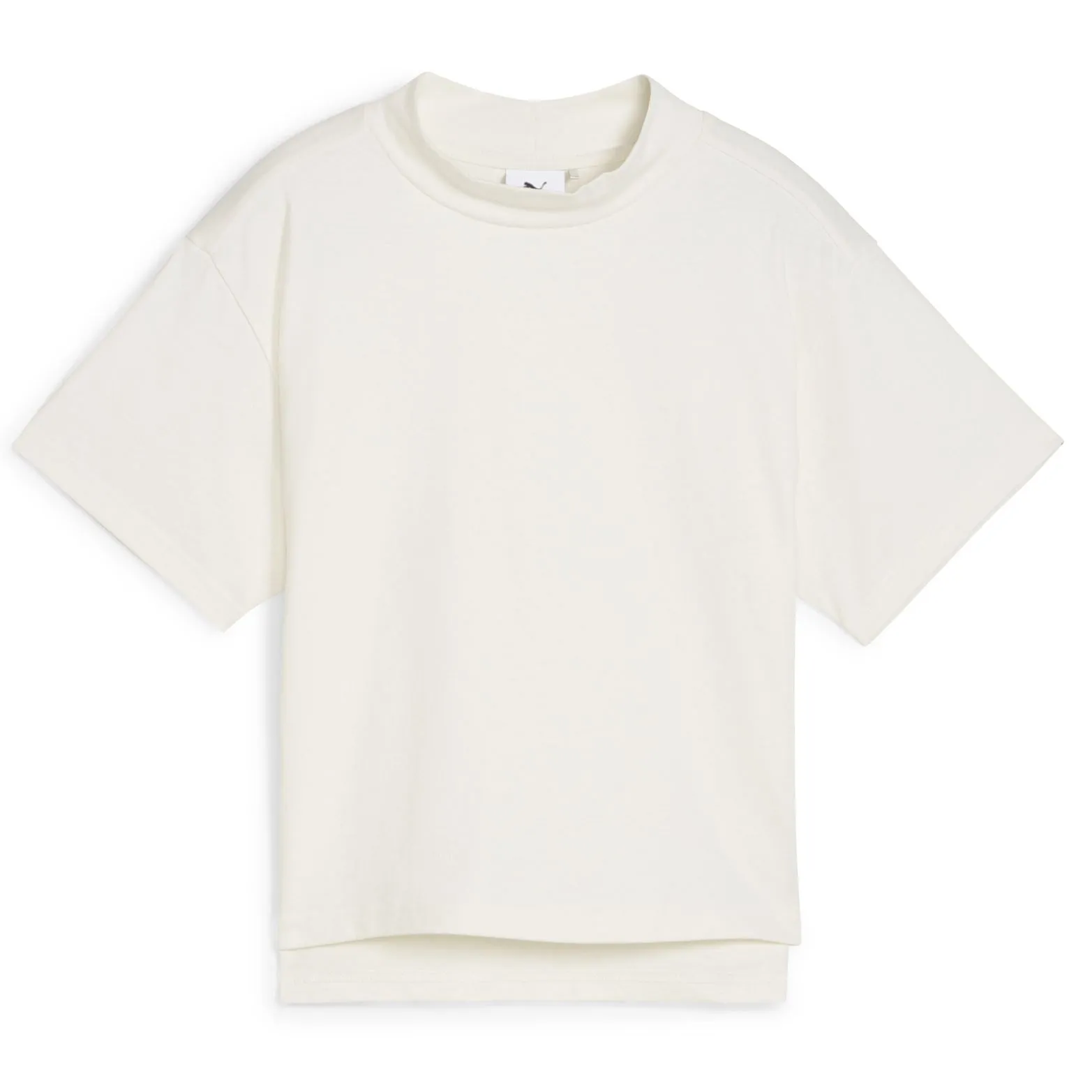 X QGC Womens Mock Neck Warm White - SS24